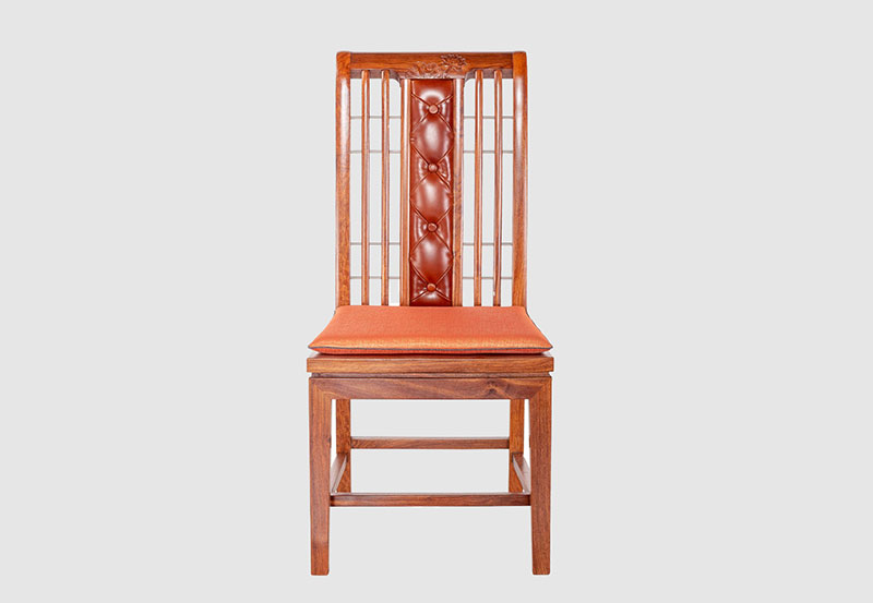 高明芙蓉榭中式实木餐椅效果图